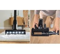 Bosch BCS1041PET aspirateur balai et balai électrique Batterie Sec HEPA Sans sac 0,4 L 23,5 W Noir, Rouge 4 Ah