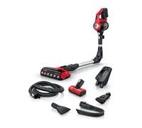 Bosch BCS711PET aspirateur balai et balai électrique Batterie Sec Sans sac 0,3 L Noir, Rouge 3 Ah