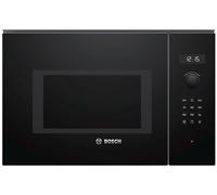 Bosch BEL554MB0 Serie 6 Micro-ondes encastrable / 900 W / 25 L/Plateau tournant 31,5 cm/Butée de porte gauche/noir/AutoPilot 8 / fonction grill