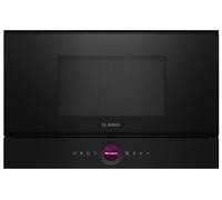 Bosch BER7321B1 Serie 8 Einbau-Mikrowelle, 900 W, 21l, Großflächengrill, AutoPilot 10, schwarz
