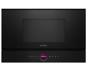 Bosch BER7321B1 Serie 8 Einbau-Mikrowelle, 900 W, 21l, Großflächengrill, AutoPilot 10, schwarz