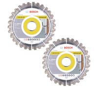 Bosch Best for Universal Disque à tronçonner diamanté 125 x 22,23mm,2pcs. (2x 2608603630)