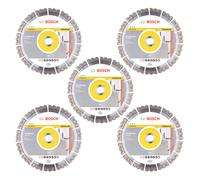Bosch Best for Universal Disque à tronçonner diamanté 230 x 22,23mm, 5pcs (5x 2608603633)