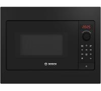 Bosch BFL523MB4 Série 2 - Micro-ondes, encastrable, AutoPilot7 | 50 x 38 cm, Noir, Ecran LED, affichage rouge, Cleaning Assistance