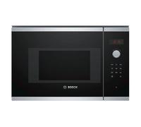 Bosch Serie 4 BFL523MS0 micro-onde Noir, Acier inoxydable Micro-onde simple Intégré 20 L 800 W