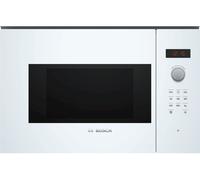BOSCH BFL523MW1F - Micro-ondes encastrable 20L - 800W - AutoPilot7 - Cavité inox - Écran LED rouge - Porte à charnière électronique - Nettoyage par hydrolyse