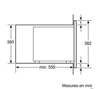 Bosch Serie 4 BFL553MS0 micro-onde Noir, Acier inoxydable Micro-onde combiné Intégré 25 L 900 W