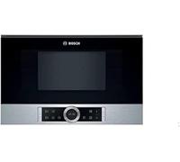 Bosch BFL634GS1 - Série 8 - Micro-ondes intégrable - 60 x 38 cm - 21 litres - Inox