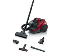 Bosch BGS21CAR Série 4 Aspirateur Rouge Aspirateur de sol Suceur rembourré XXL