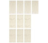Bosch EXPERT M480 Jeu de filets abrasifs, 93 x 186 mm, 10 pièces. 2608901206