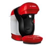 Machine multi-boissons Bosch TAS113E - 1400 W - Café, Café crème, Cappuccino, Chocolat chaud, Espresso, Lait chaud, Latte Macchiato, Thé - Rouge