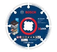 Bosch Bosch EXPERT Disque métal diamanté X-LOCK disque de coupe, 115 x 22,23 mm Quantité:1