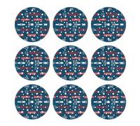 Bosch Bosch EXPERT O780 Set de feuilles abrasives, 150 mm, G80/G120/G180, 9 pcs Quantité:1