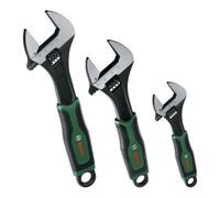 Bosch Jeu de 3 clés à molette 1600A039HR – acier carbone – 6", 8", 10"