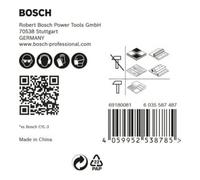 Bosch Bosch Jeu de forets à percussion HEX-9 5 pcs 4/5/6/8 mm MultiConstruction EXPERT Quantité:1