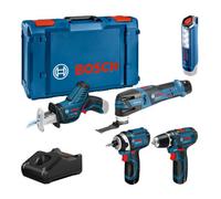 Bosch Bosch Kit Combo 5 pcs 12V : GSR 12V-15/GOP 12V-28/GDR 12V-105/GSA 12V-14/GLI 12V-300 Quantité:1