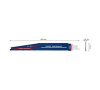 Bosch Bosch Lame de scie sabre EXPERT S 1156 XHM, lot de 10, Multi-matériaux Quantité:1