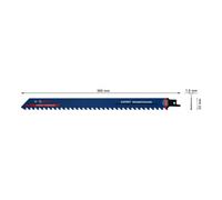 Bosch Bosch Expert "Béton cellulaire" S 1241 HM lame de scie alternative Quantité:3