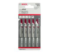 Bosch Bosch Lames de scie sauteuse T 102 H, lot de 5, Clean pour PVC Quantité:1