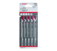 Bosch Bosch Lames de scie sauteuse T 302 H, lot de 5, Clean pour PVC Quantité:1
