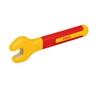 Bosch Clé plate VDE 10 mm 1600A02NF0 – Isolée jusqu'à 1 000 V, fourche inclinée 15°