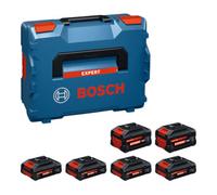 Bosch EXBA18V 18 V 4 X 4,0 Ah / 2 X 8,0 Ah Batterie Li-ion (6 Pièces)