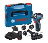 Bosch Bosch Perceuse-visseuse sans fil GSR 12V-35 FC, 2 x batterie GBA 12V 3,0Ah, 5 accessoires dans L-BOXX Quantité:1