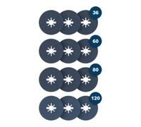 Bosch Bosch PRO Disque abrasif à fibres X-Lock, 125 mm, K36|60|80|120, 12 pcs Quantité:1