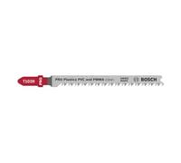 Bosch Bosch PRO Lames de scie sauteuse T102H pour PVC Plastique, 100 mm, 2 pièces Quantité:2