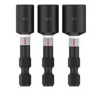 Bosch Embouts pour perceuse à percussion 2608521U65 - 1/4 (6,3 mm), 5/16 (8 mm), 3/8 (10 mm)