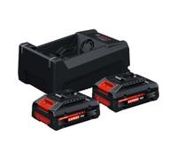 Bosch EXBA18V-40 Batterie Kit De Démarrage (2x 4,0 Ah) + Chargeur