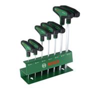 Bosch Jeu de 7 tournevis hexagonaux 1600A039J1 - Poignée en T bi-composant 2-10 mm