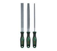 Bosch Set de 3 râpes à bois – plates, rondes et demi-rondes – acier au carbone dur