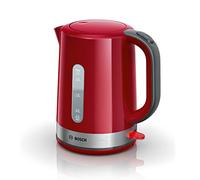 Bosch Bouilloire ComfortLine TWK6A514, 2200 W, 1,7 l, filtre anti-calcaire, arrêt automatique, rouge