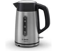 Bosch | Bouilloire | DesignLine TWK4P440 | Electrique | 2400 W | 1.7 L | Acier inoxydable | Base rotative à 360° | Acier inoxydable/Noir