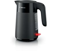 Bosch MyMoment TWK2M163 - Bouilloire électrique - grande ouverture - triple sécurité - filtre anti-calcaire - capacité 1,7 L - plastique de haute qualité - Couleur : Noir
