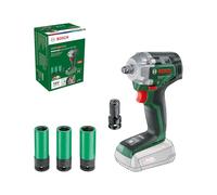 Bosch boulonneuse sans fil UniversalImpactDrive 18V-350 (pour fixations et serrages exigeants sur les chantiers ; couple maxi : 350 Nm ; adaptateur six pans ; set de douilles: ; sans batterie)