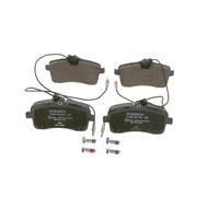 Bosch BP1007 Plaquettes de frein - Essieu avant - certification ECE-R90 - 1 jeu de 4 plaquettes, Bleu
