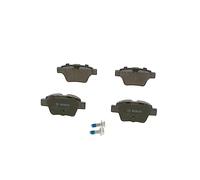Bosch BP1009 - Plaquettes de Frein Arrière pour Voiture - Qualité Bosch - Réduction du Bruit et de la Poussière - Certifié ECE-R90 - Sans Cuivre - Jeu de 4 Plaquettes - Avec Accessoires