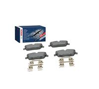 Bosch BP1030 Plaquettes de frein - Essieu avant - certification ECE-R90 - 1 jeu de 4 plaquettes, Noir