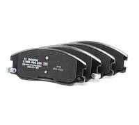Bosch BP1122 - Plaquettes de Frein Avant pour Voiture - Qualité Bosch - Réduction du Bruit et de la Poussière - Certifié ECE-R90 - Sans Cuivre - Jeu de 4 Plaquettes