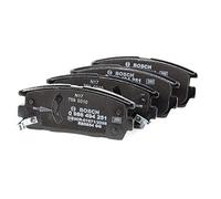 Bosch BP1123 - Plaquettes de Frein Arrière pour Voiture - Qualité Bosch - Réduction du Bruit et de la Poussière - Certifié ECE-R90 - Sans Cuivre - Jeu de 4 Plaquettes