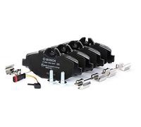 Bosch BP1197 - Plaquettes de Frein Avant pour Voiture - Qualité Bosch - Réduction du Bruit et de la Poussière - Certifié ECE-R90 - Sans Cuivre - Jeu de 4 Plaquettes - Avec Accessoires