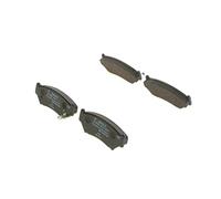 Bosch BP121 - Plaquettes de Frein Avant pour Voiture - Qualité Bosch - Réduction du Bruit et de la Poussière - Certifié ECE-R90 - Sans Cuivre - Jeu de 4 Plaquettes