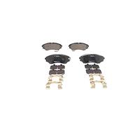 Bosch Plaquettes de frein avant BP1213 0 986 494 587, Jeu de 4, ECE-R90, sans cuivre