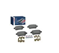 Bosch BP1221 - Plaquettes de Frein Arrière pour Voiture - Qualité Bosch - Réduction du Bruit et de la Poussière - Certifié ECE-R90 - Sans Cuivre - Jeu de 4 Plaquettes - Avec Accessoires
