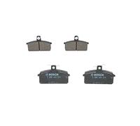 Bosch BP134 - Plaquettes de Frein Avant pour Voiture - Qualité Bosch - Réduction du Bruit et de la Poussière - Certifié ECE-R90 - Sans Cuivre - Jeu de 4 Plaquettes