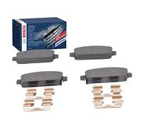 Bosch BP1357 - Plaquettes de Frein Arrière pour Voiture - Qualité Bosch - Réduction du Bruit et de la Poussière - Certifié ECE-R90 - Sans Cuivre - Jeu de 4 Plaquettes - Avec Accessoires