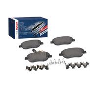 Bosch BP338 - Plaquettes de Frein Avant pour Voiture - Qualité Bosch - Réduction du Bruit et de la Poussière - Certifié ECE-R90 - Sans Cuivre - Jeu de 4 Plaquettes - Avec Accessoires