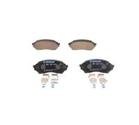 Bosch BP341 - Plaquettes de Frein Avant pour Voiture - Qualité Bosch - Réduction du Bruit et de la Poussière - Certifié ECE-R90 - Sans Cuivre - Jeu de 4 Plaquettes